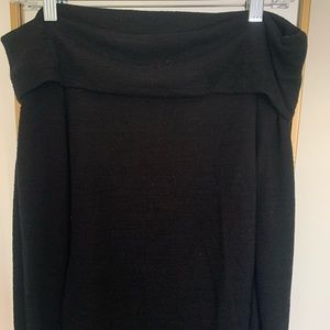 Black long sleeve off the shoulder top from Guess!